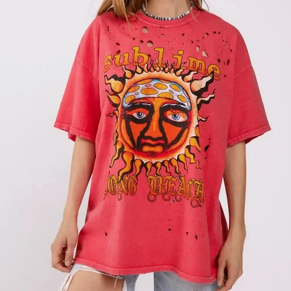SOLD URBAN OUTFITTERS Sublime T-Shirt Dress - Picture 2 of 10
